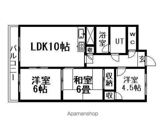 第2すずらんハイツの間取り写真
