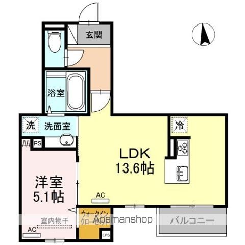 リバーフロント羽衣の間取り写真