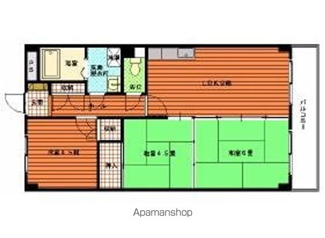 今村エステートマンションIの間取り写真