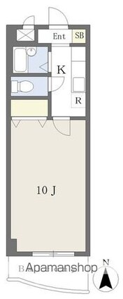愛媛県松山市本町４丁目[1K/28.35m2]の内装6
