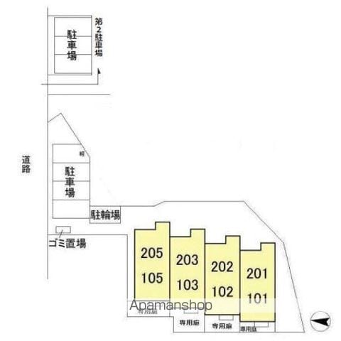 グランシャルムＫＭ 201 ｜ 千葉県松戸市五香５丁目46-8（賃貸アパート1LDK・2階・50.87㎡） その23