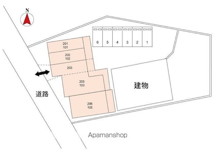 第１クロカワハイツ[2K/34.78m2]の外観2