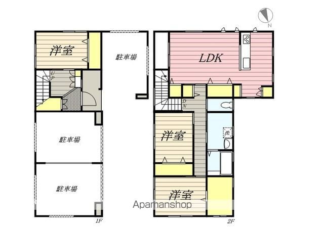 柏市柏戸建（天神前）の間取り