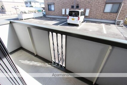 リジェール東山崎　Ａ・Ｂ[2DK/55.44m2]のバルコニー