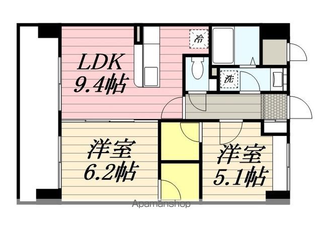 ＧＯＯＤＨＩＬＬ多の津の間取り