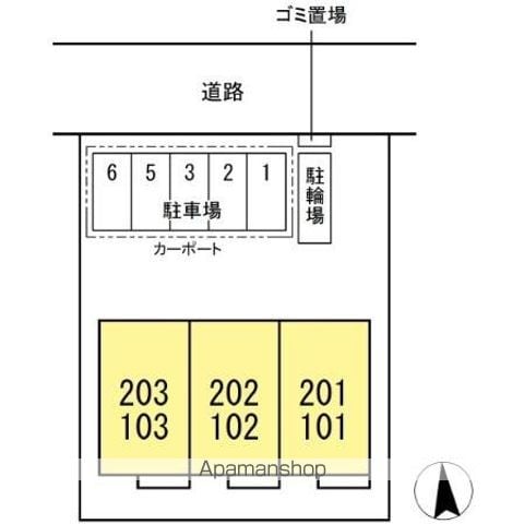 ル・コンフォール 103 ｜ 千葉県柏市小青田４丁目6-8（賃貸アパート2LDK・1階・50.68㎡） その3