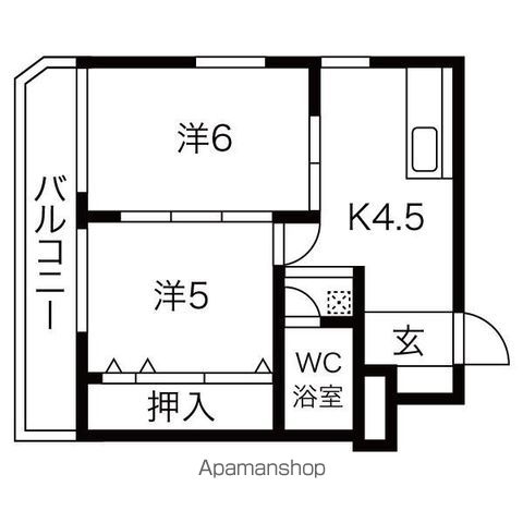 サンビラ大手前の間取り写真