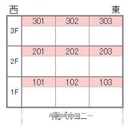 ｇｒｏｓ－ｇｒａｉｎ[1LDK/41.05m2]の配置図