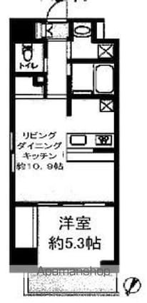 ドゥーエ浅草橋Ⅱ[1DK/40.61m2]の間取図