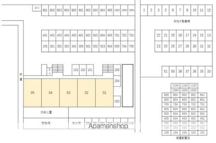 香川県高松市木太町[3LDK/71.28m2]の配置図
