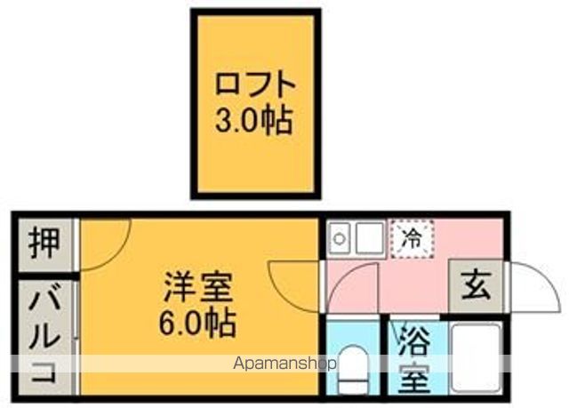 カビネダムール唐原の間取り