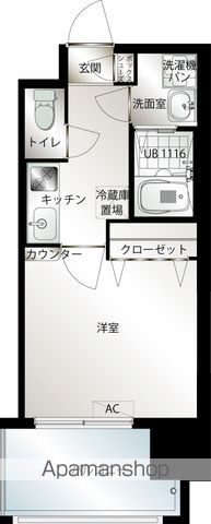 エンクレスト博多駅前Ⅲの間取り