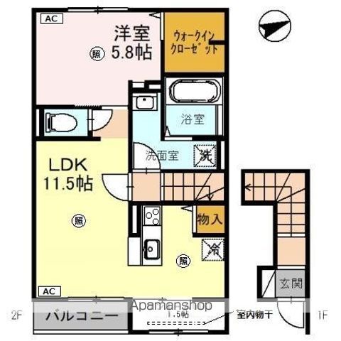 エスパシオIIの間取り写真