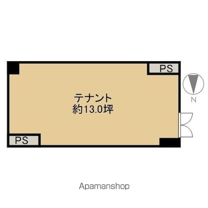 ウインディヒルズ桜ヶ丘[1R/43.4m2]の間取図