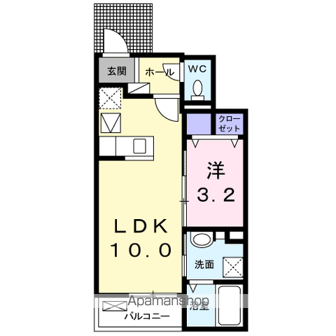 クラールフリーデの間取り