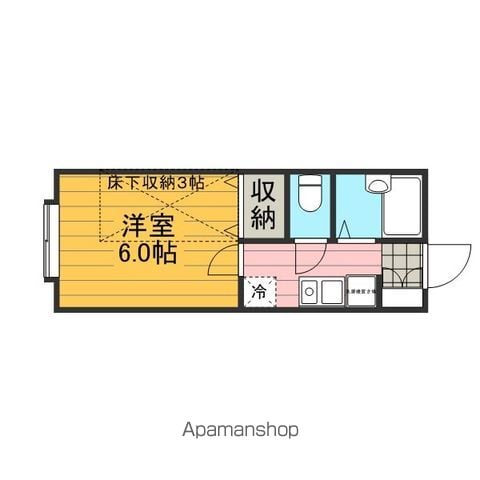 モンシャトー宮原P棟の間取り写真