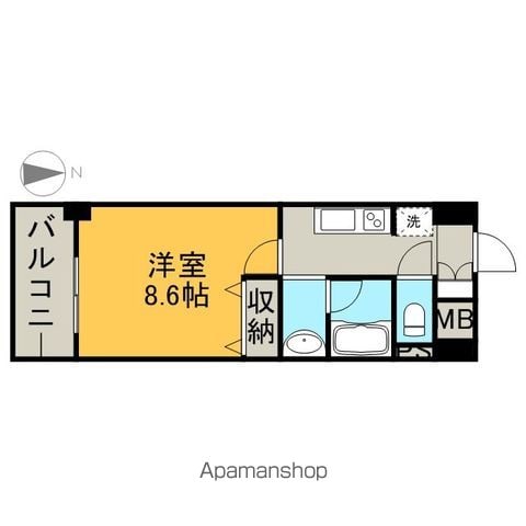 レジディア高岳の間取り写真