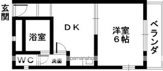 【和歌山市和歌浦東のマンションの間取り】