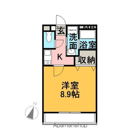 アンプルール リーブル SENIの間取り写真