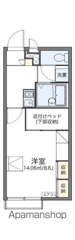 レオパレスメロンヴィーブルの間取り