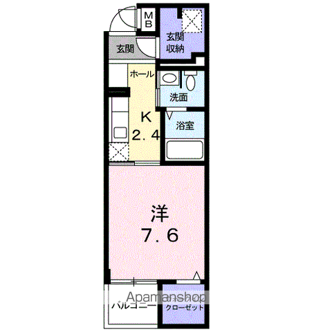 ハミングコートおおたかの森 406 ｜ 千葉県流山市おおたかの森東４丁目15-10（賃貸マンション1K・4階・29.63㎡） その2