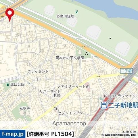 リバティー多摩川 508 ｜ 神奈川県川崎市高津区二子１丁目26-26（賃貸マンション1K・5階・20.10㎡） その15