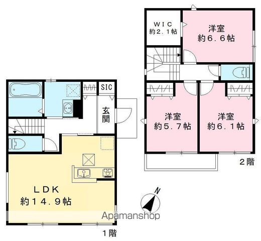 シャトレーゼ　Ａ棟のイメージ