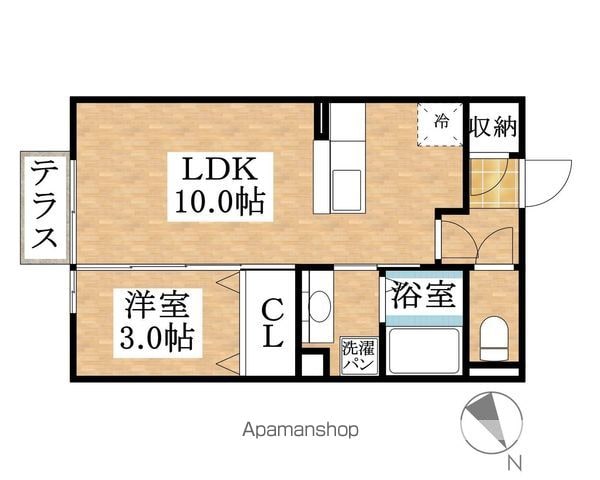 アンベリール堀の内の間取り写真