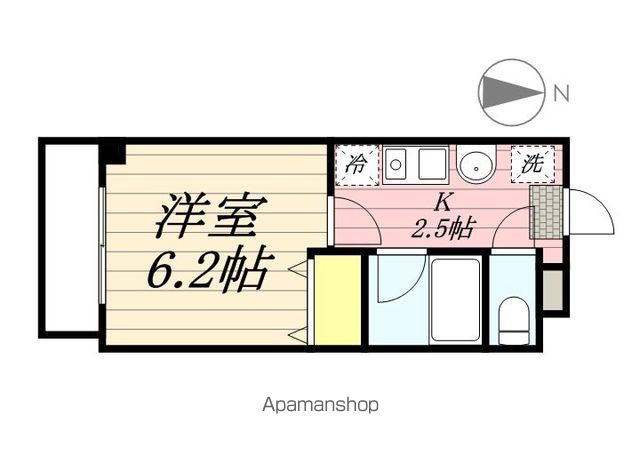 国立市中のマンションの間取り