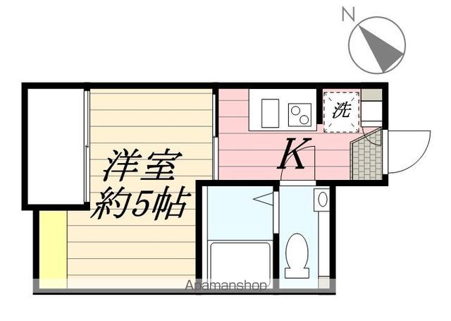 武蔵野市中町のアパートの間取り