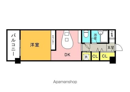 メゾン・ド・アーベリール[1R/30.4m2]の間取図