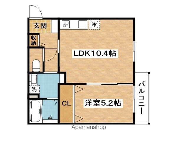 CEDAR HALL YAMADA ONEの間取り写真
