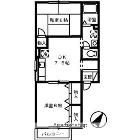 セジュール大町西の間取り写真