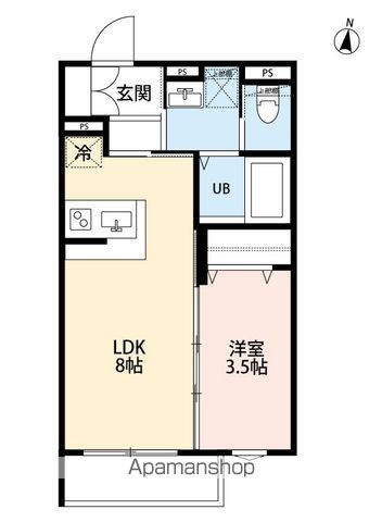 LA LUCE 薬円台の間取り写真