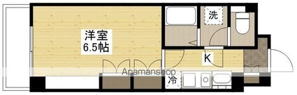Ｋ’ｓＢ　祇園[1K/25m2]の間取図