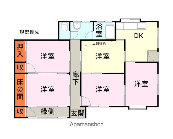 山陽本線 尾道駅 徒歩57分 1階建 築54年の間取り写真