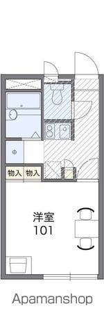 レオパレスビクターの間取り写真