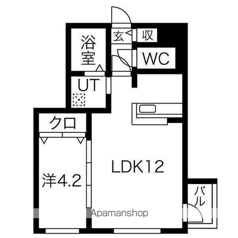 ヴォヤージュ円山の間取り写真
