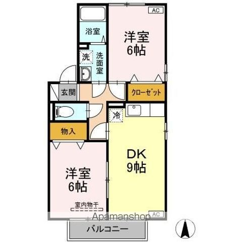 リッツハウス ASUKA B棟の間取り写真