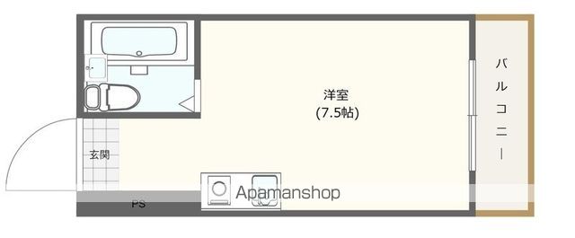 エクセレント上新6の間取り写真