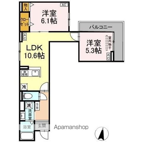 【グラナーデ堤通の間取り】