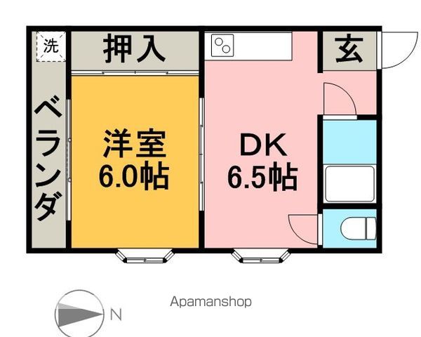 フリーデンハイムHEIWAの間取り写真