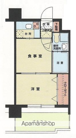 エステートモア・平尾センティモの間取り写真