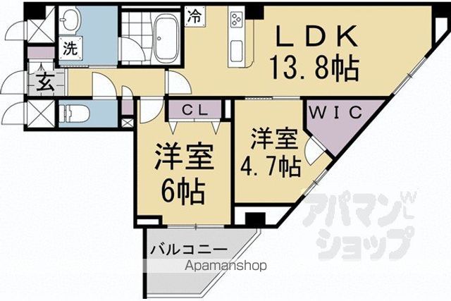 WEST FIELDの間取り写真