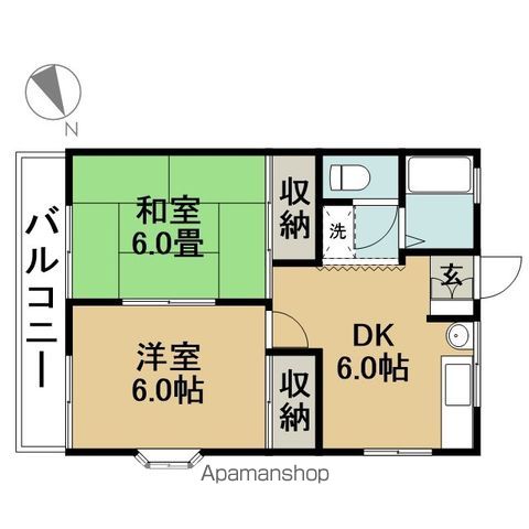 ヴェールハイツの間取り写真