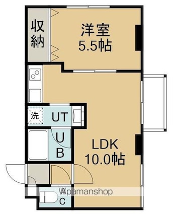 ソシアルマンションリードⅠ[1LDK/38.18m2]の間取図