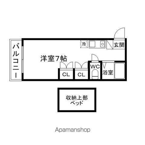 【サンライズ春吉Ⅱの間取り】