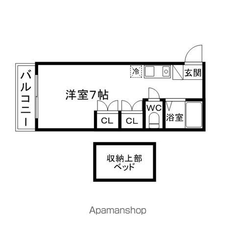 サンライズ春吉Ⅱの間取り