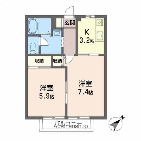 apartment 福島県伊達郡川俣町字新中町64
物件地図