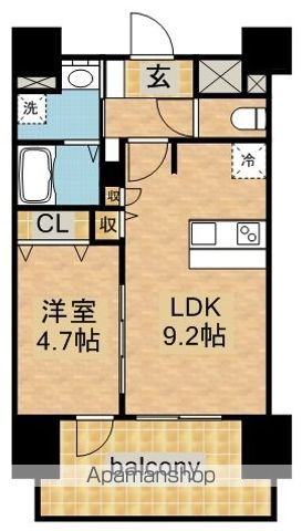ファステートNAGOYA今池バレンシアの間取り写真